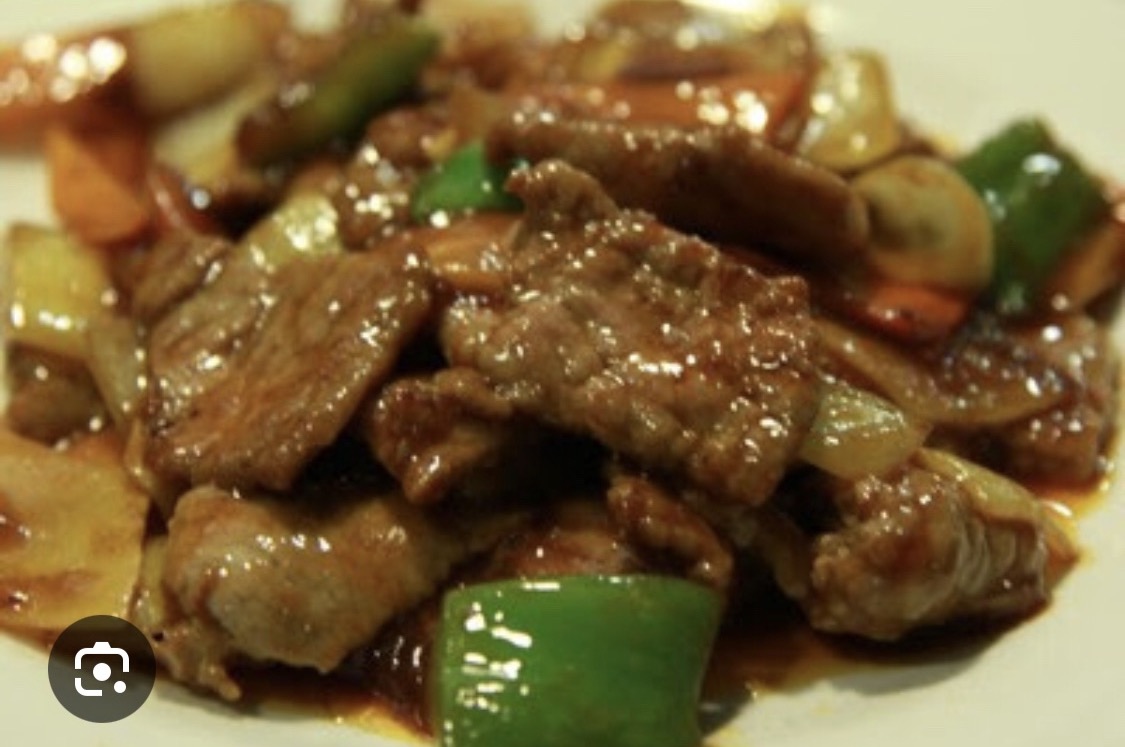 Ternera salteada picante