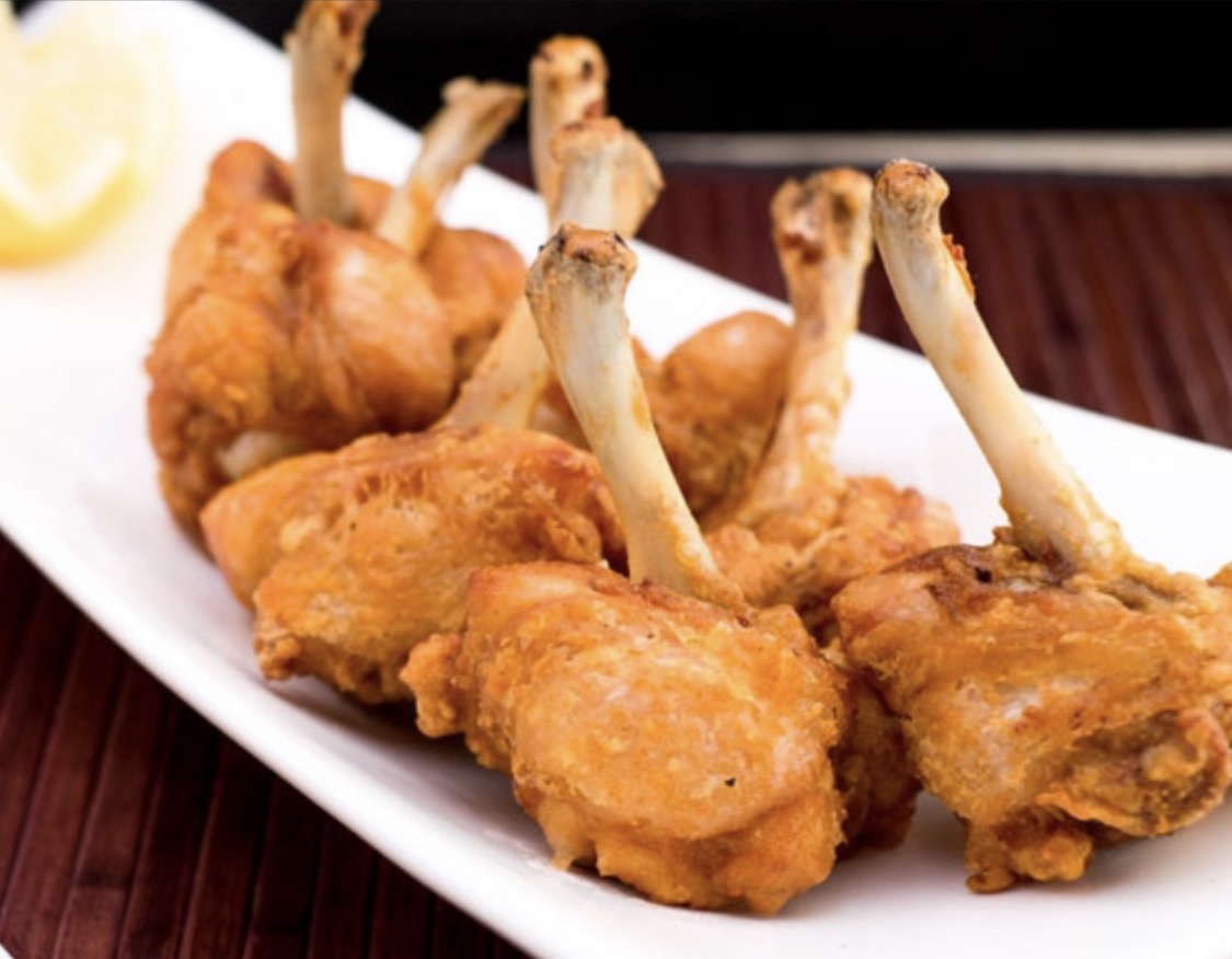 Bolas de pollo frito
