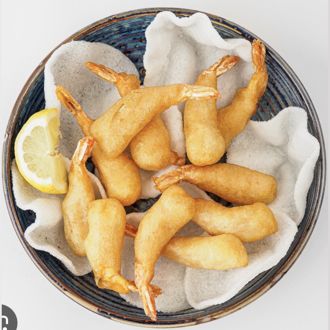 Langostinos rebozados